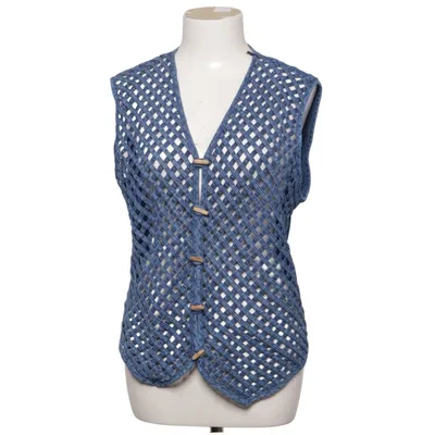 Spijker gilet (Blauw) van Salonie