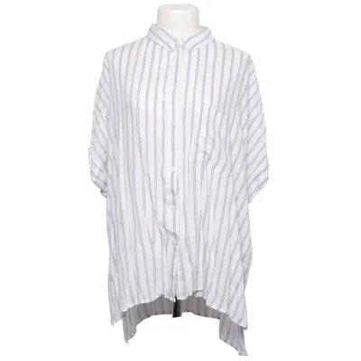 Kortärmad skjorta (Vit, Blå) från H&M+ Modal