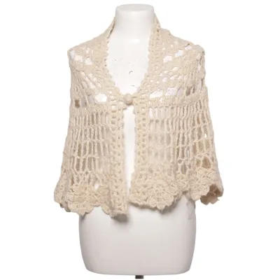Poncho (Beige) från Zara Akryl, Metallfiber