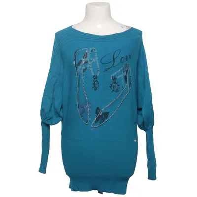 Pull-over (Bleu) de M&V Cachemire, Modal, Laine