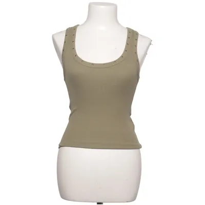 Tanktop (Groen) van Bershka Katoen, Elastaan