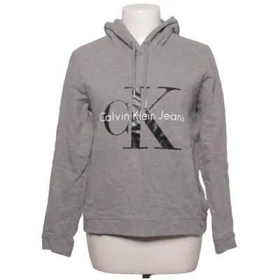 Capuchon sweater (Grijs) van Calvin Klein Jeans Katoen
