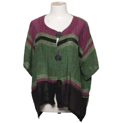 Kofta (Grön, Lila, Svart, Flerfärgad) från Hopsack Linne, Polyamid