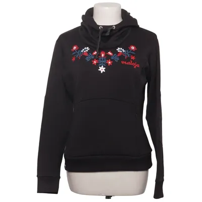 Capuchon sweater (Zwart, Meerkleurig) van Maloja Elastaan, Polyester