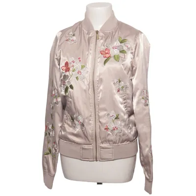 Bomber jacket (Beige) from Mymo Elastane, Polyester