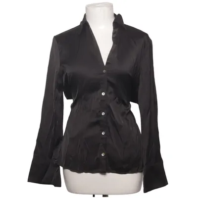 Skjorte (Sort) fra Zara Polyester, Viscose