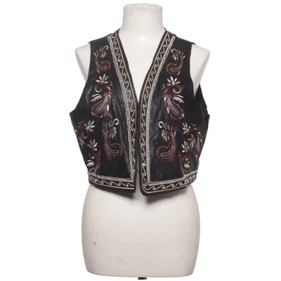 Outer vest (Embroiderd Pu Gilet) from Costes Rebel Polyester, Polyurethane, Viscose
