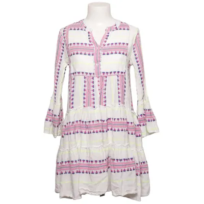 Dress (White, Multicolored) from Vicci Cotton