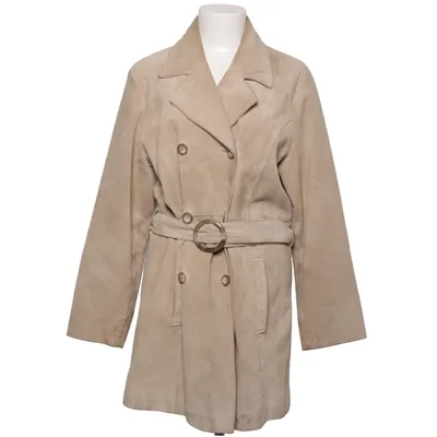 Läderkappa (Beige) från Review Acetat, Skinn
