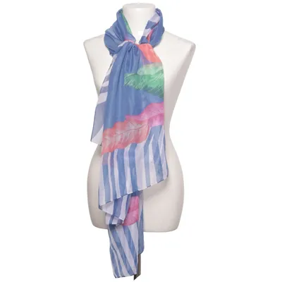 Suit scarf (Blue, Multicolored) from Charmline Polyester