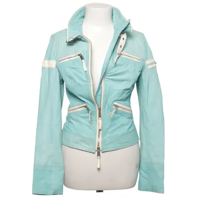 Biker jacket (Blue) from Anna Biagini Polyester