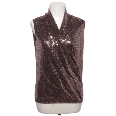 Top (Brown) from The Hackbarth's Elastane, Metallic fiber, Polyamide