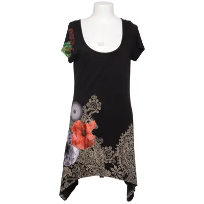 Klänning (Svart, Flerfärgad) från Desigual Bomull, Viskos