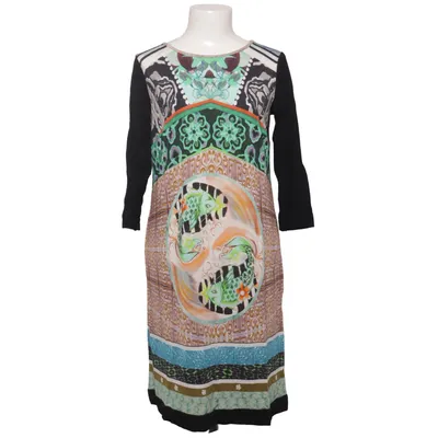Robe (Noir, Multicolore) de Piú & Piú Élasthane, Viscose