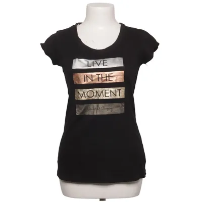 T-shirt (Black, Multicolored) from New York & Company Cotton