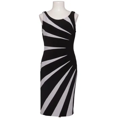 Dress (Black, White) from Joseph Ribkoff