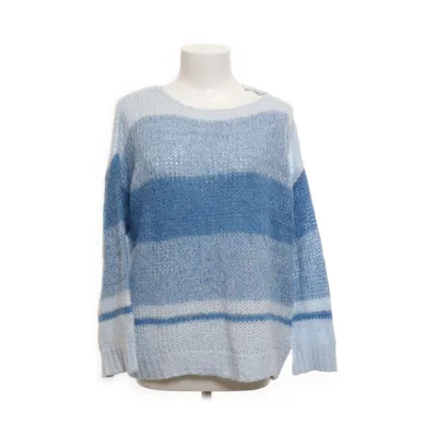 Sweater (Blå, Hvid) fra Odeon Akryl, Alpacauld, Polyamid