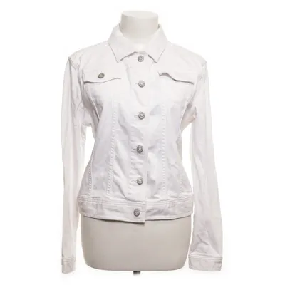 Jeansjacka (Vit) från Gap Bomull, Elastan