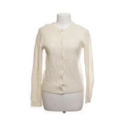 Cardigan (White) from Harris Wilson Alpaca wool, Polyamide