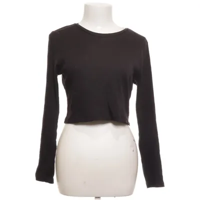 Lange mouwen shirt (Zwart) van Even & Odd Katoen, Elastaan