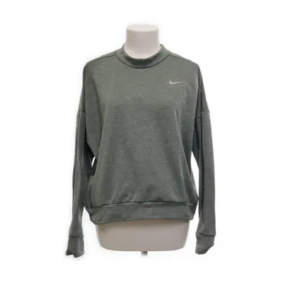 Collegetröja (Grön) från Nike Running Elastan, Polyester