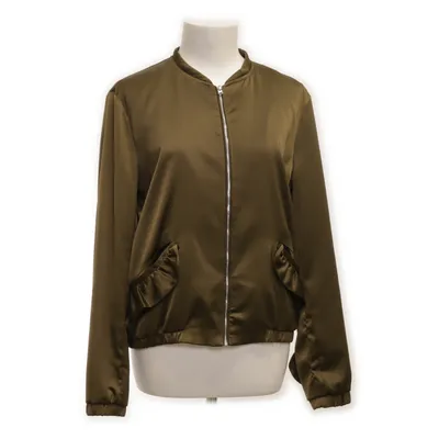 Bomber jacket (Green) from Trf Outerwear Elastane, Polyester