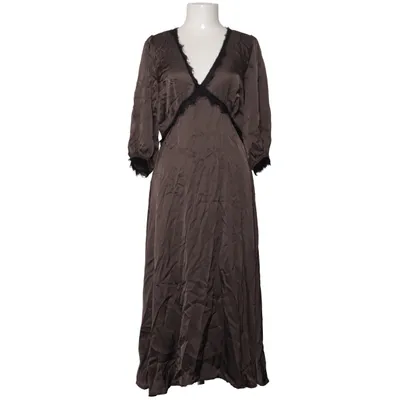 Maxikleid (Braun) von Maja Roos Seide, Viskose