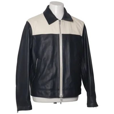 Leather jacket (Black, White) from GANT Leather