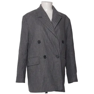 Kavaj (Grå) från H&M Polyester, Viskos, Ull
