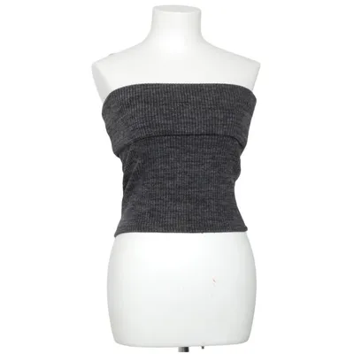 Top tube (Gris) de Mango Élasthane, Polyester, Viscose
