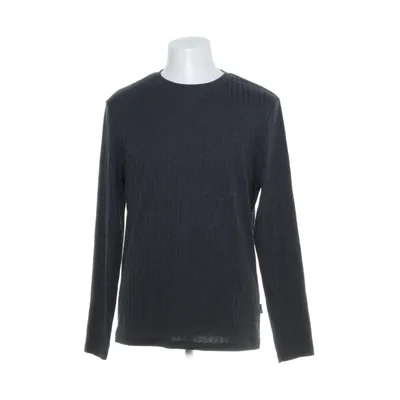 Langærmet t-shirt (Sort) fra Burton Menswear Bomuld, Polyester