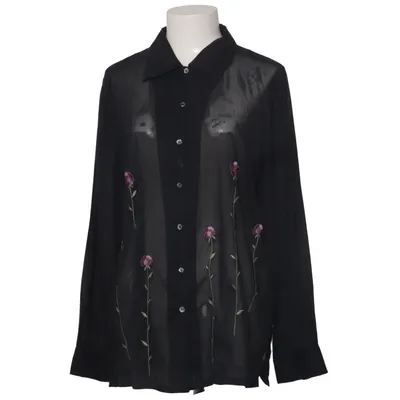 Skjorte (Sort, Lilla) fra Kit Polyester