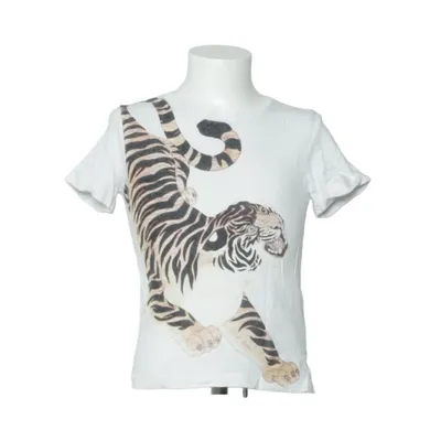 T-shirt (Wit, Meerkleurig) van Katie Scott x H&M Katoen, Polyamide, Polyester