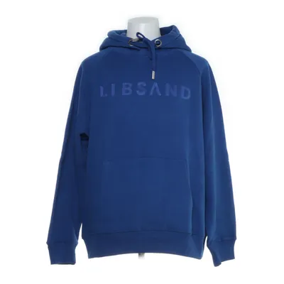Hættetrøje (Kiljan Hoodie, True Blue) fra Elbsand Bomuld, Polyester