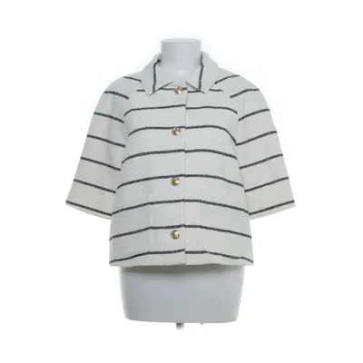 Jacka (Vit, Flerfärgad) från H&M Polyester, Ull