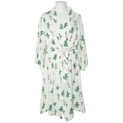 Morgonrock (Vit, Grön, Flerfärgad) från Collectif x Modcloth Bomull, Elastan