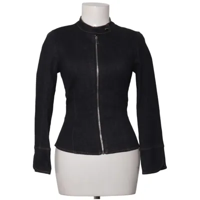 Jeansjacke (Schwarz) von Alobha Baumwolle, Elasthan, Polyester