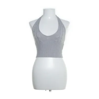Halterneck top (Grå) fra Bo&Tee Polyamid, Polyester, Viscose