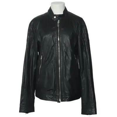 Läderjacka (Svart) från Diesel Skinn, Polyamid, Polyester