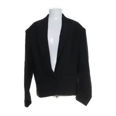 Blazer (Zwart) van H&M Viscose, Linnen, Elastaan