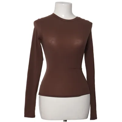 Langarmshirt (Braun) von Skims Elasthan, Polyamid