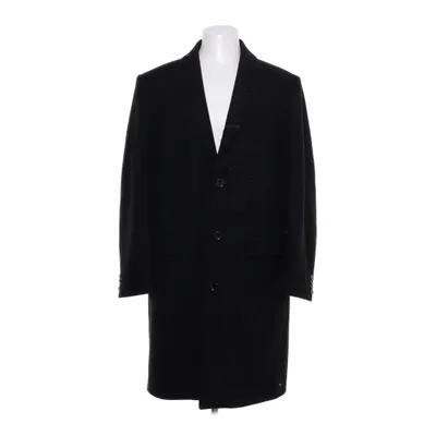 Frakke (Sort) fra Lindbergh White Polyester, Uld