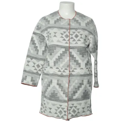 Jacket (Gray, White) from Bimba y Lola Cotton, Polyester