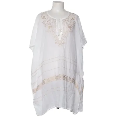 Caftan (Blanc, Beige) de Star Mela Coton