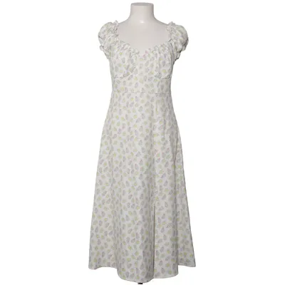 Kjole (Hvid, Flerfarvet) fra May Polyester