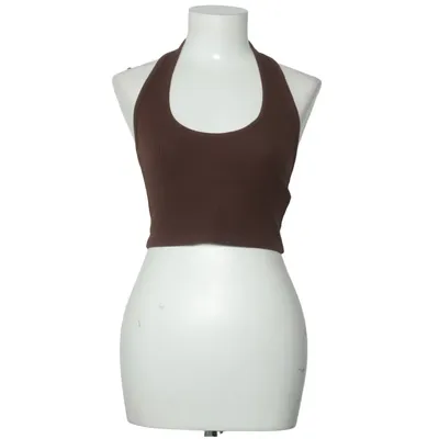 Halternecktopp (Brun) från NLY Trend Bomull, Elastan