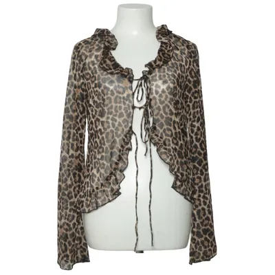 Blouse (Brown, Black) from NA-KD Polyester