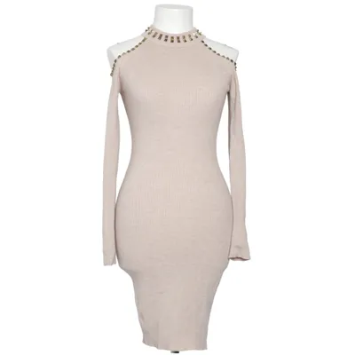 Jurk (Beige) van Kouture Polyester, Viscose