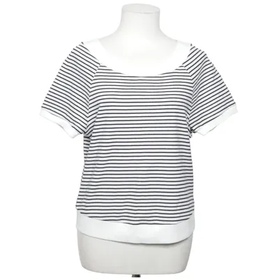 T-shirt (Hvid, Sort) fra Zero Bomuld, Elastan