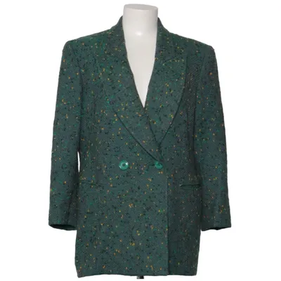 Blazer (Grøn, Flerfarvet) fra Gianfranco Ferré Polyamid, Uld